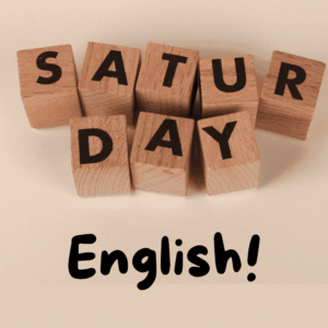 ¡clases de inglés sábados!